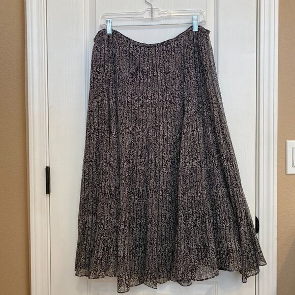 SILK JONES NEW YORK Women's Skirt Fully Lined Fit and Flare size 16W - Picture 3 of 7